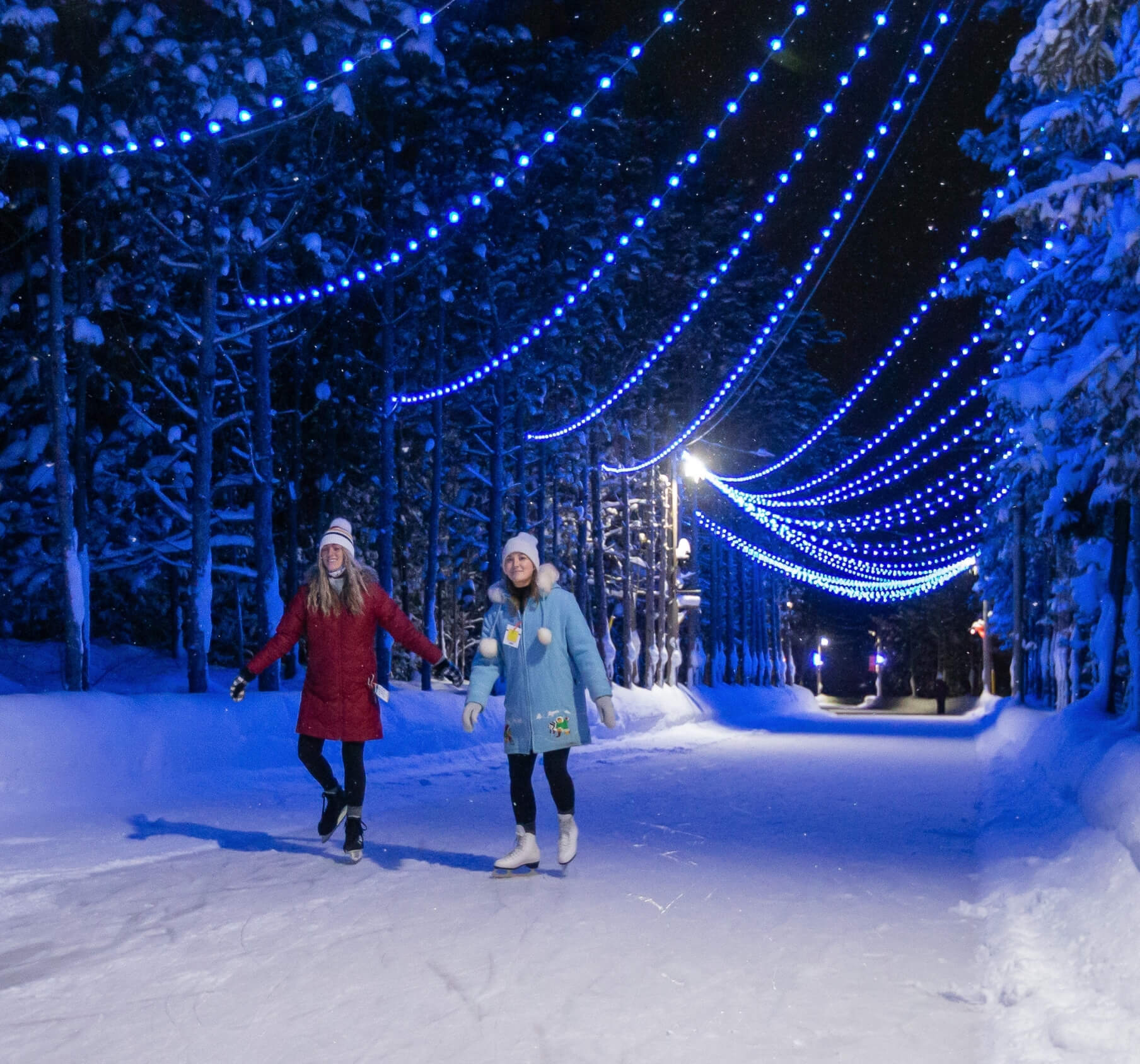 Ice Skating at Mill Pond