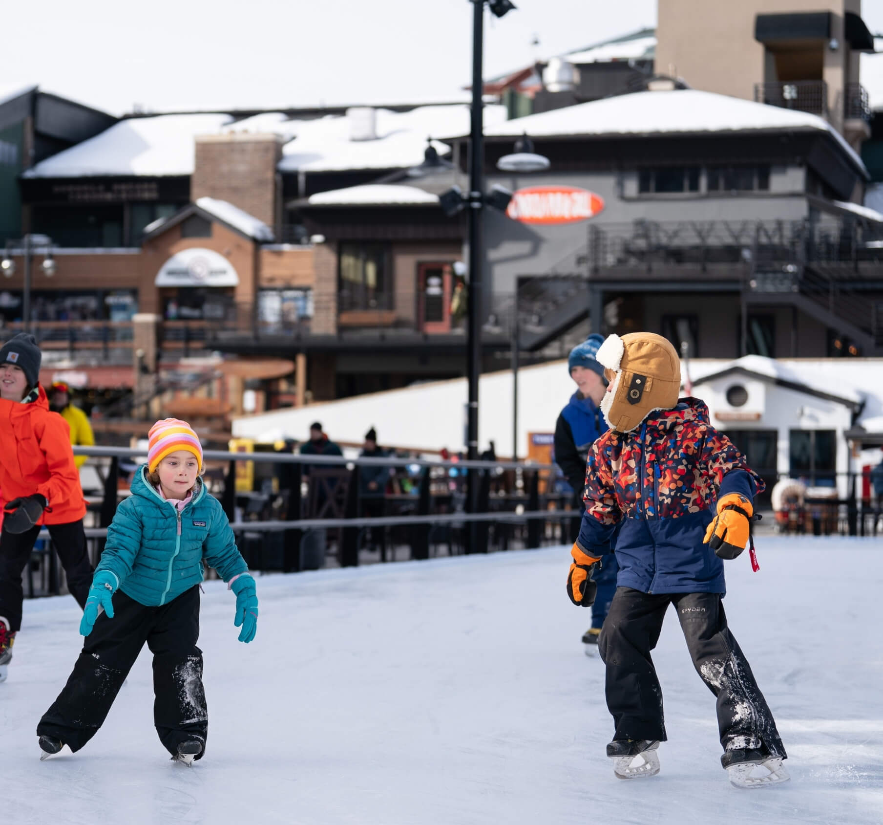 Ice Skating in Vail Village