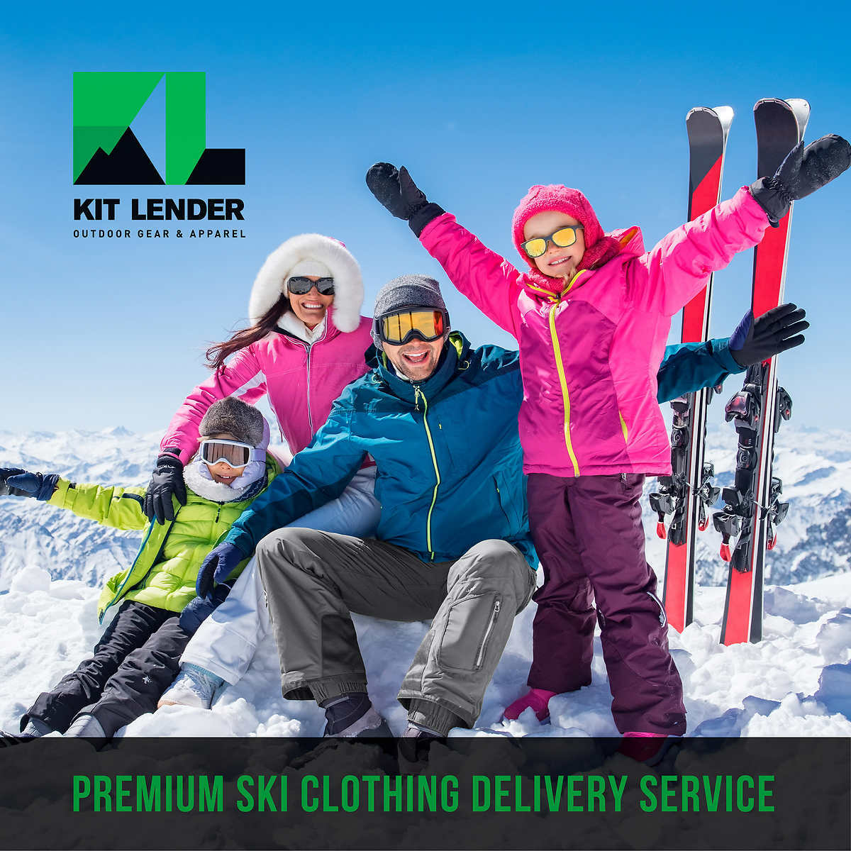 Online Ski rental clothing