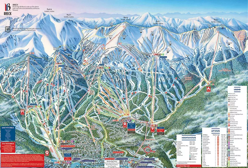 Breckenridge Trail Map